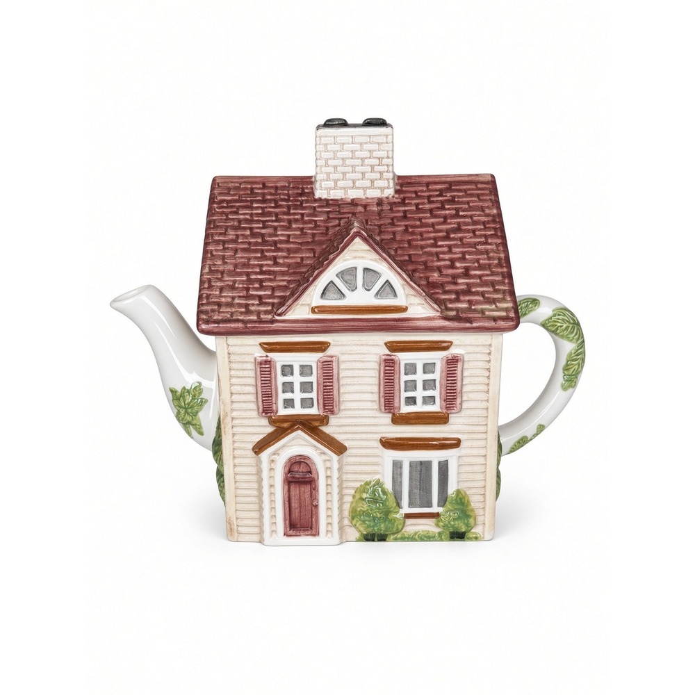 Johnson Bros The Friendly Village Series 1 The Village Street House Teapot 1323